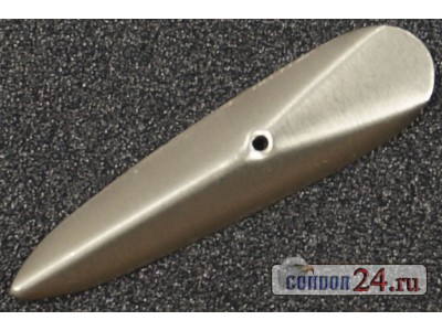 Чешуйки CR306 Трёхгранка, 24 х 6 мм., никель, 500 шт.